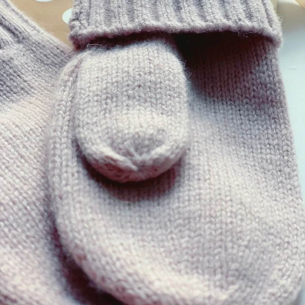 MERINO WOOL MITTENS for baby boys, gift for toddlers, organic wool baby mittens
